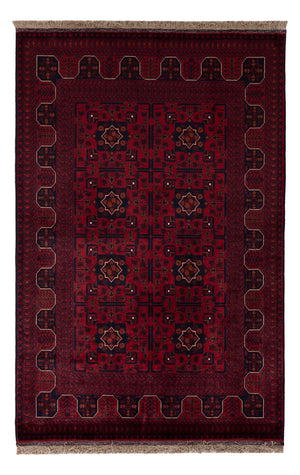 Afghan Teppich - Royal - 154 x 99 cm - rot