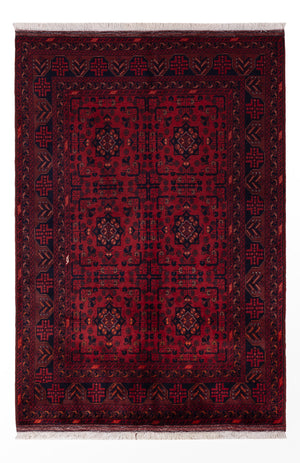 Afghan Teppich - Royal - 149 x 101 cm - rot