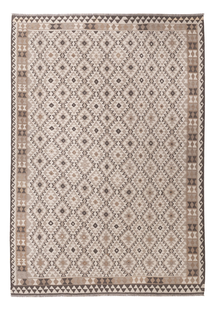 Kelim Teppich - Splash - 353 x 250 cm - natur