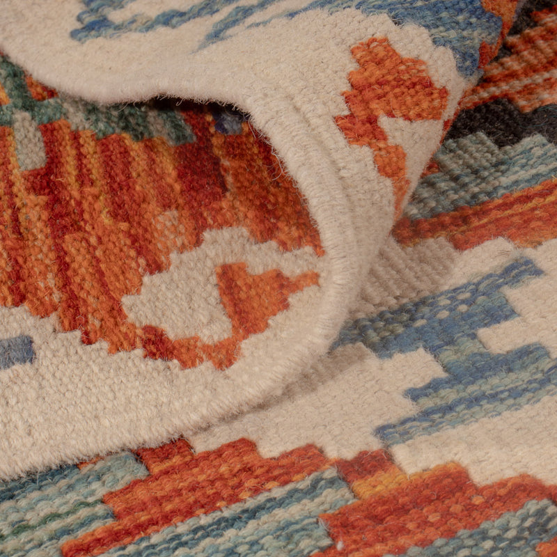 Dywan Kelim - Splash kwadratowy  - 102 x 101 cm - wielokolorowy