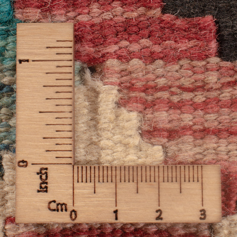 Dywan Kelim - Splash kwadratowy  - 102 x 101 cm - wielokolorowy