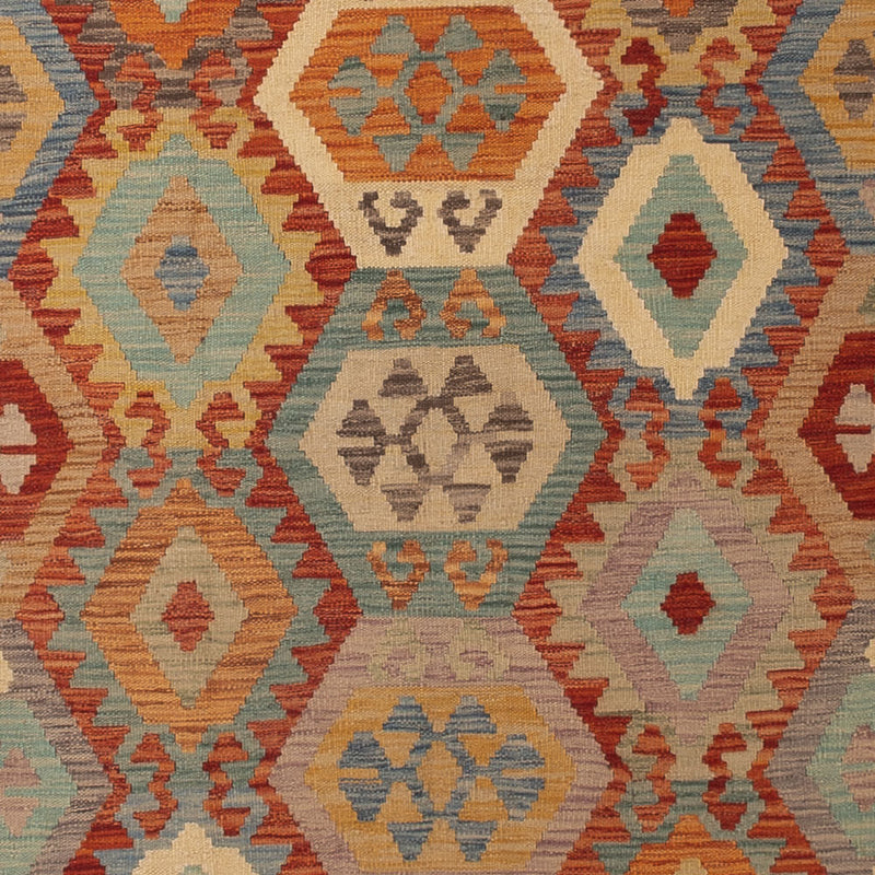 Kelim Teppich - Splash - 352 x 256 cm - bunt