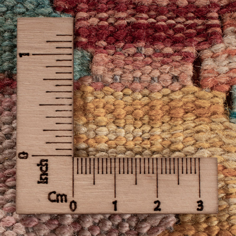 Kelim Teppich - Splash - 392 x 323 cm - bunt