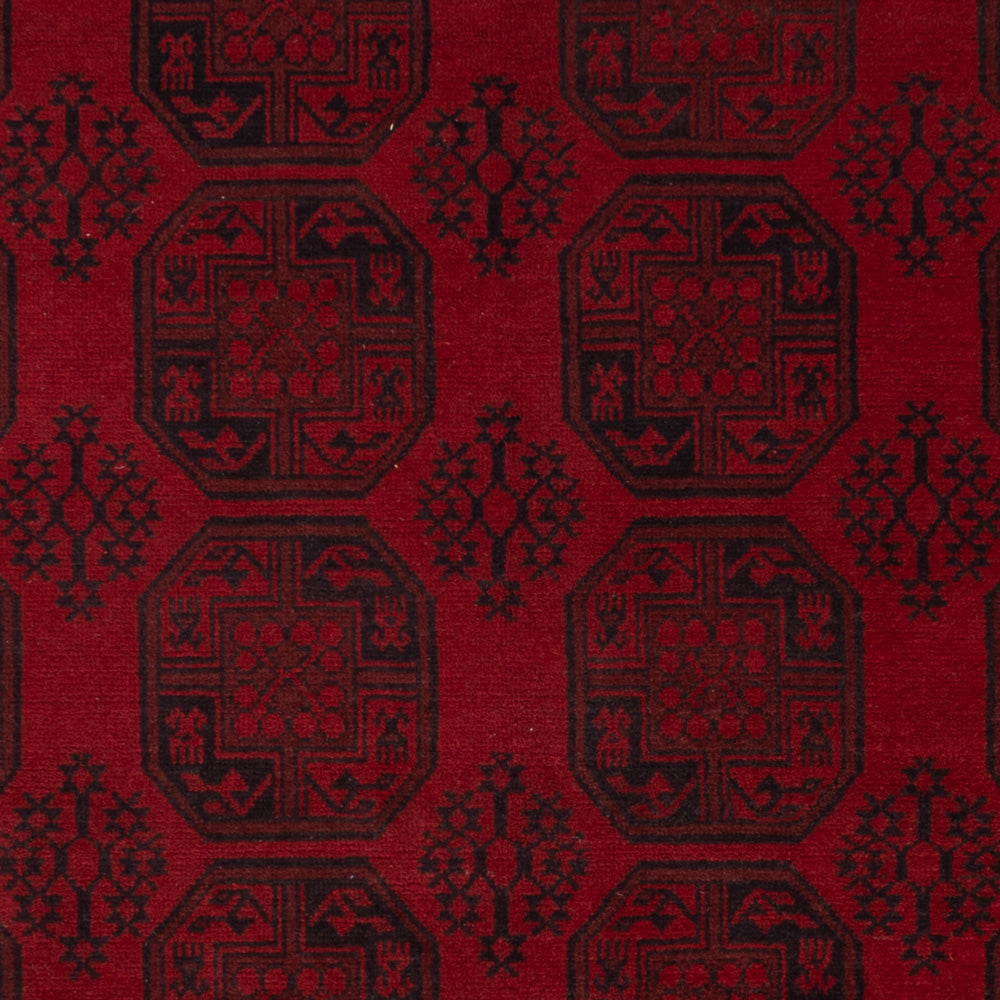 Afghan Teppich - Filpa - 301 x 249 cm - rot