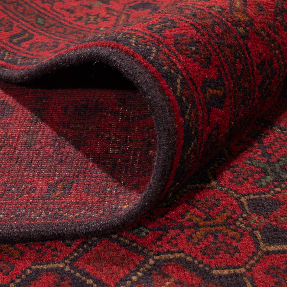 Afghan Teppich - Kunduz - 346 x 250 cm - rot