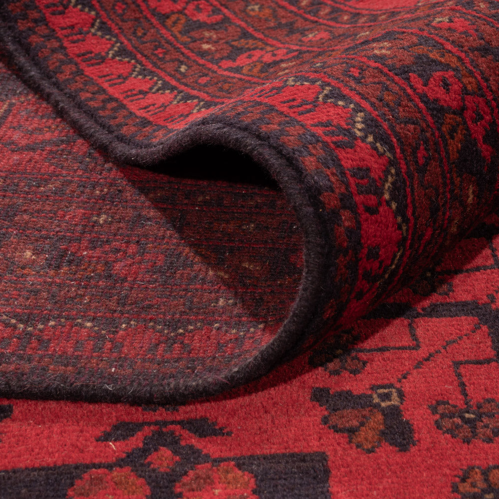 Afghan Teppich - Kunduz - 346 x 252 cm - rot