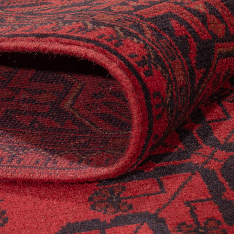 Afgański dywan - Kunduz - 240 x 175 cm - czerwony