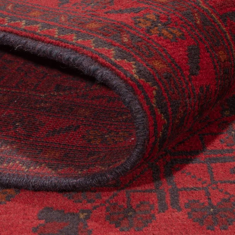 Afgański dywan - Kunduz - 236 x 172 cm - czerwony