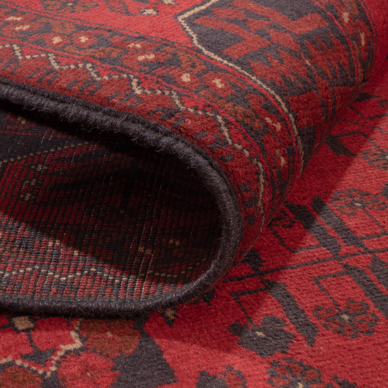 Afgański dywan - Kunduz - 230 x 171 cm - czerwony