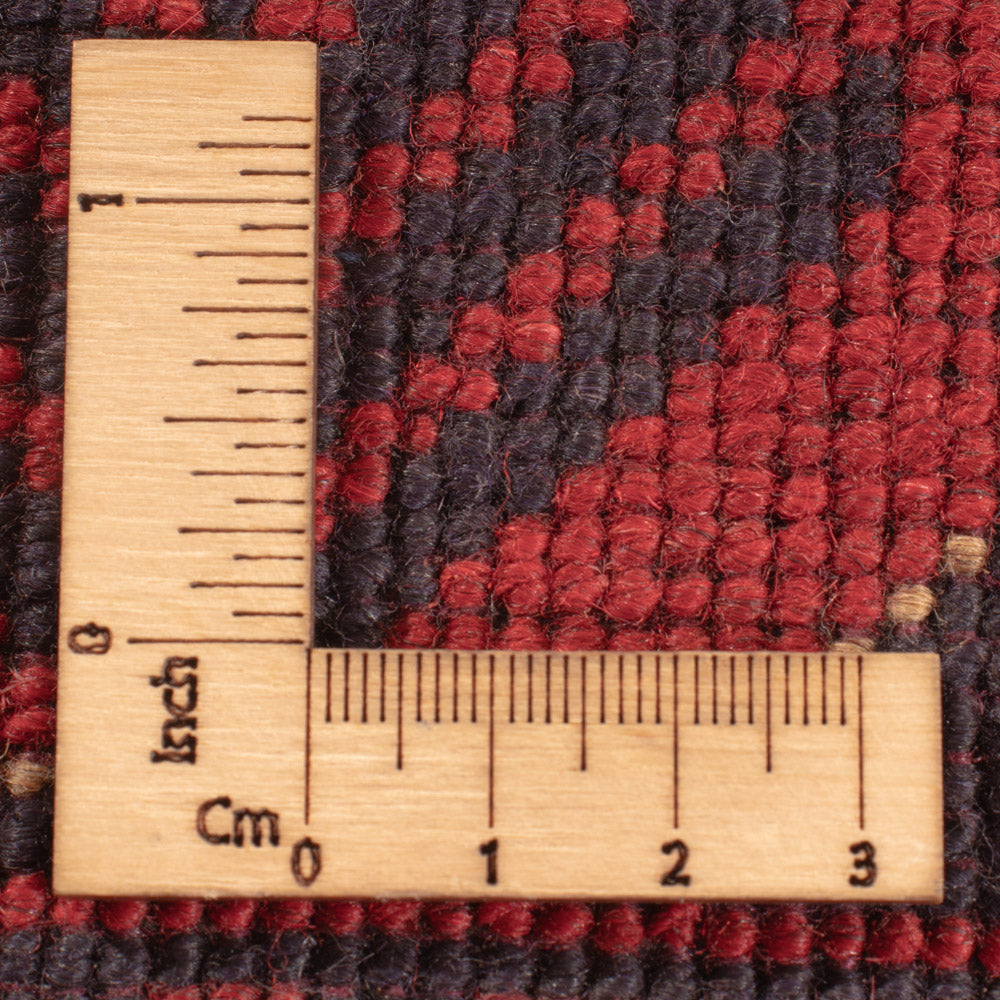 Afgański dywan - Kunduz - 227 x 171 cm - czerwony