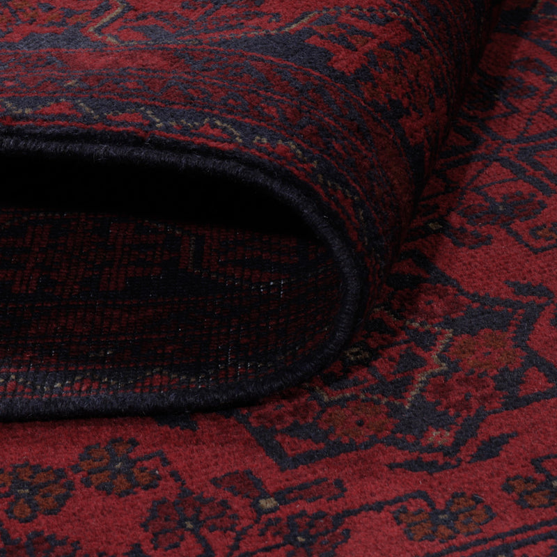 Afgański dywan - Kunduz - 200 x 151 cm - czerwony