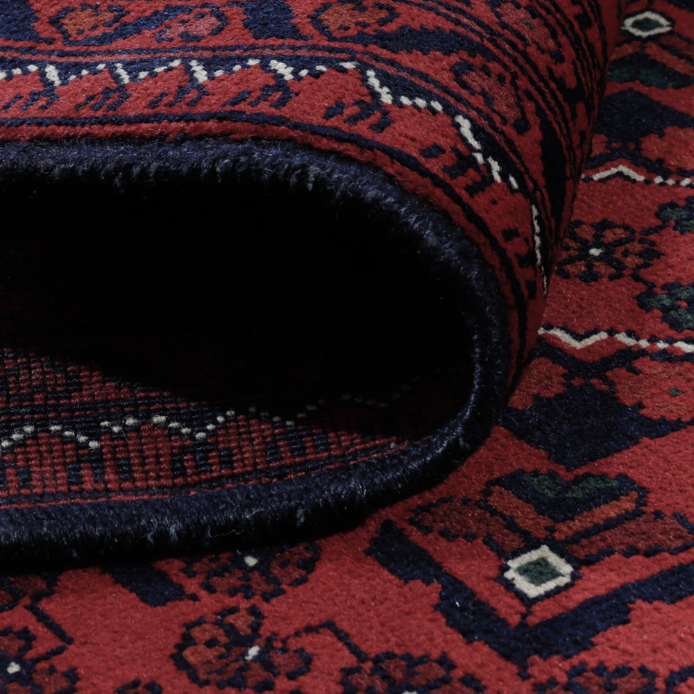 Afgański dywan - Kunduz - Royal - 199 x 150 cm - czerwony