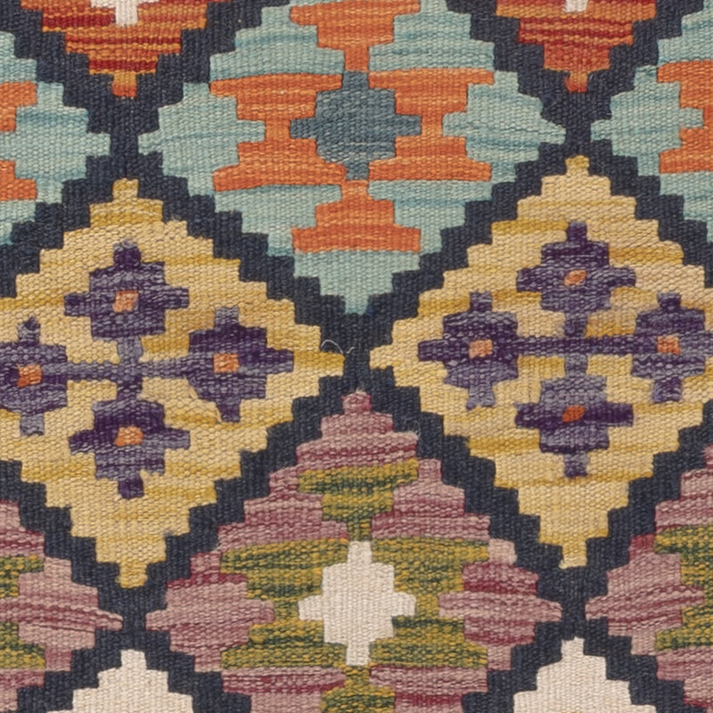 Dywan Kelim - Splash - 129 x 81 cm - wielokolorowy