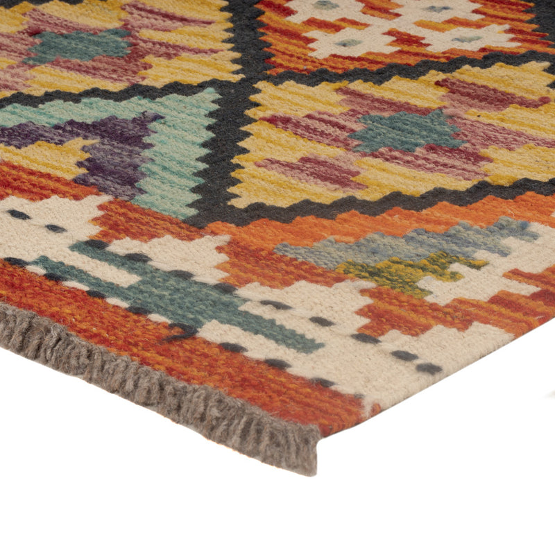 Dywan Kelim - Splash - 129 x 81 cm - wielokolorowy