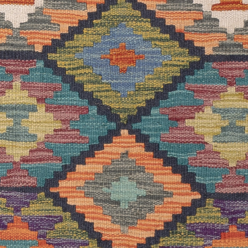Dywan Kelim - Splash - 124 x 81 cm - wielokolorowy