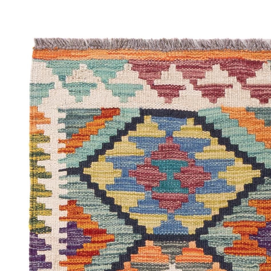 Dywan Kelim - Splash - 124 x 81 cm - wielokolorowy