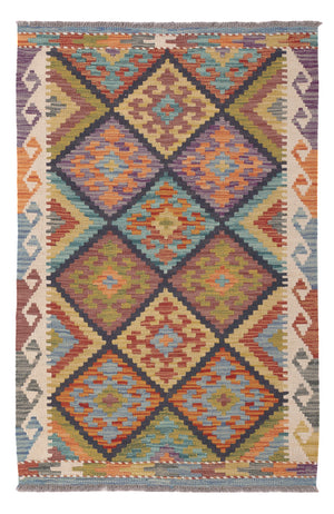 Dywan Kelim - Splash - 121 x 81 cm - wielokolorowy