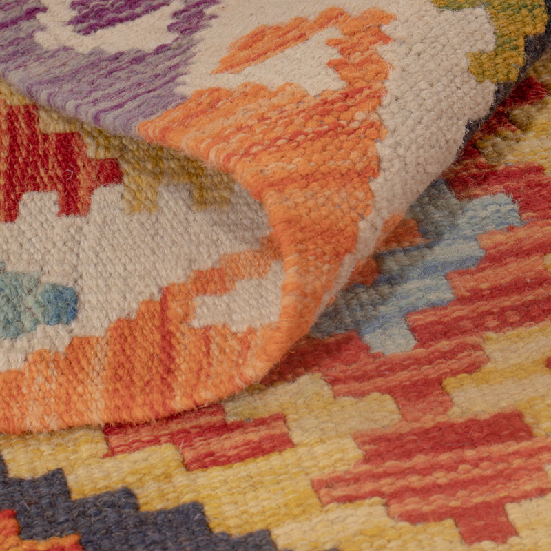 Dywan Kelim - Splash - 121 x 81 cm - wielokolorowy