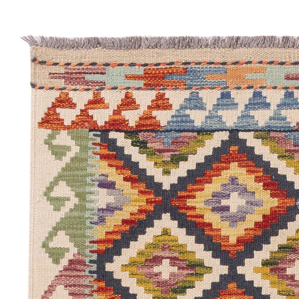 Dywan Kelim - Splash - 118 x 83 cm - wielokolorowy