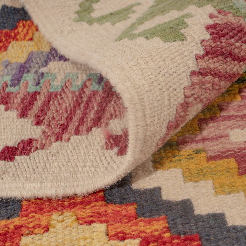 Dywan Kelim - Splash - 118 x 83 cm - wielokolorowy