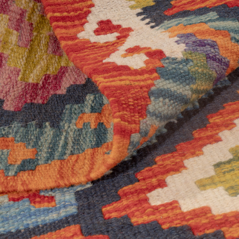 Dywan Kelim - Splash - 118 x 83 cm - wielokolorowy