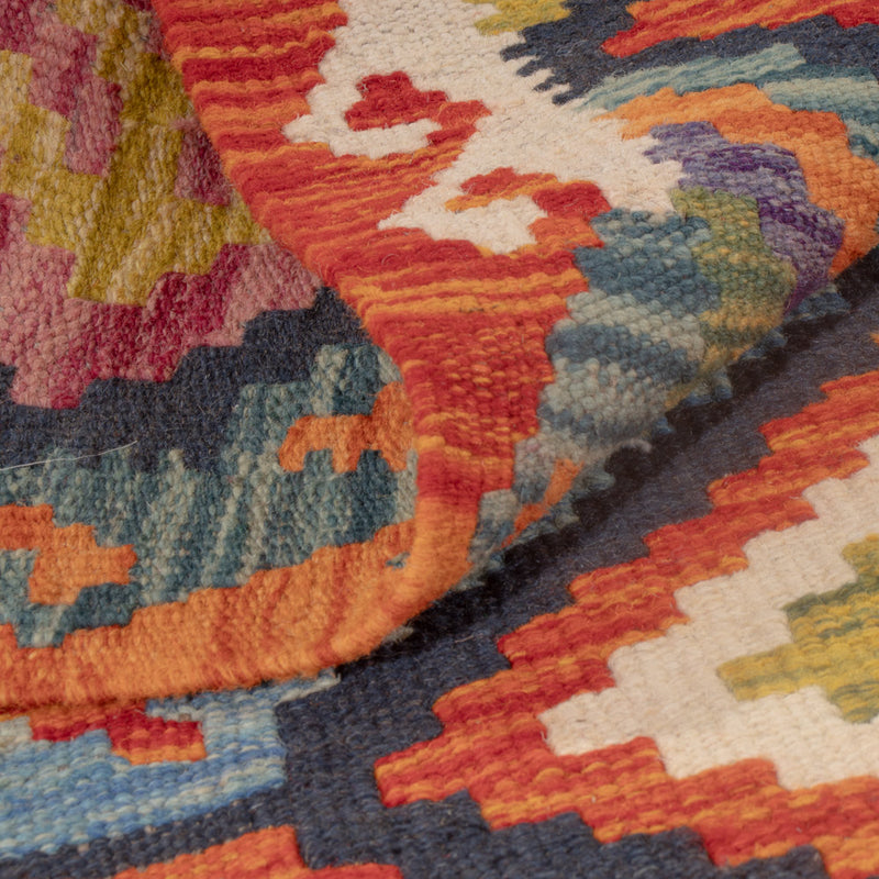 Dywan Kelim - Splash - 118 x 83 cm - wielokolorowy