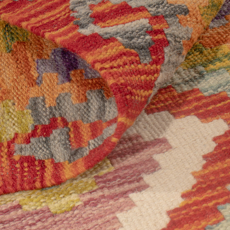 Dywan Kelim - Splash - 108 x 84 cm - wielokolorowy