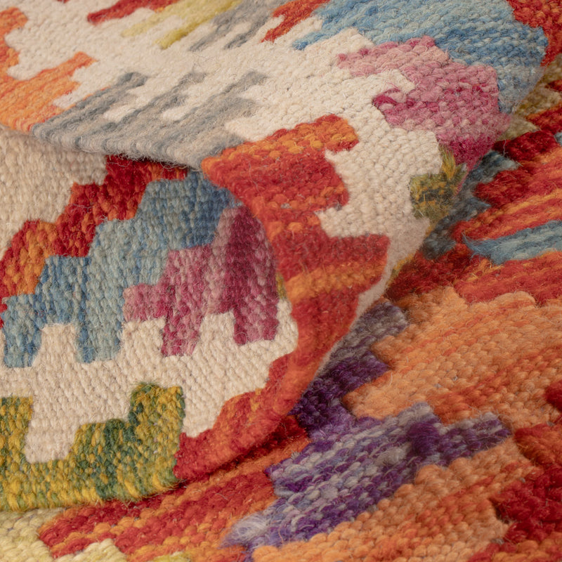 Dywan Kelim - Splash - 124 x 77 cm - wielokolorowy