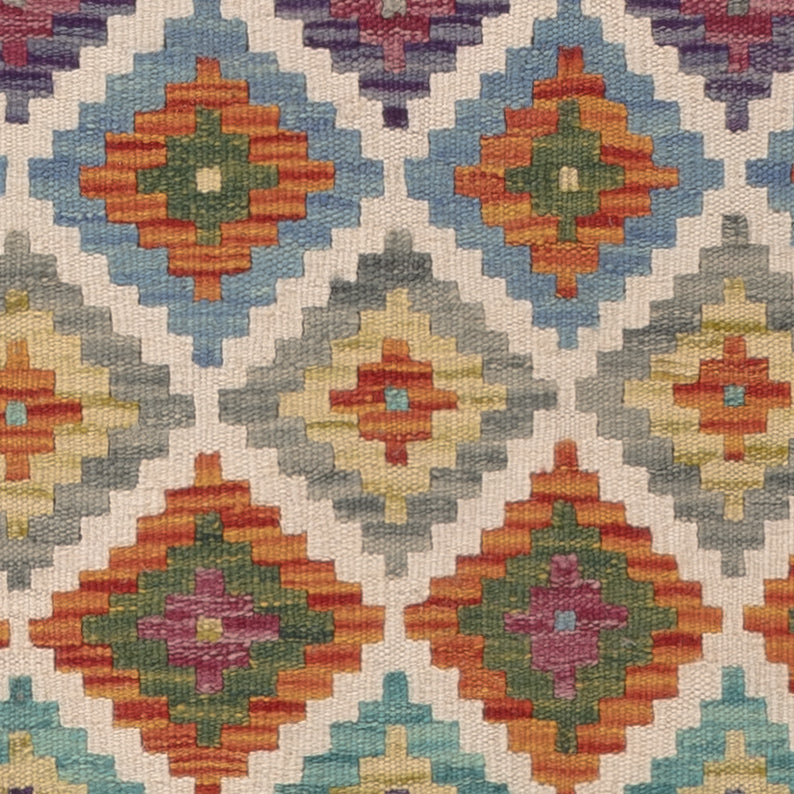 Dywan Kelim - Splash - 124 x 80 cm - wielokolorowy