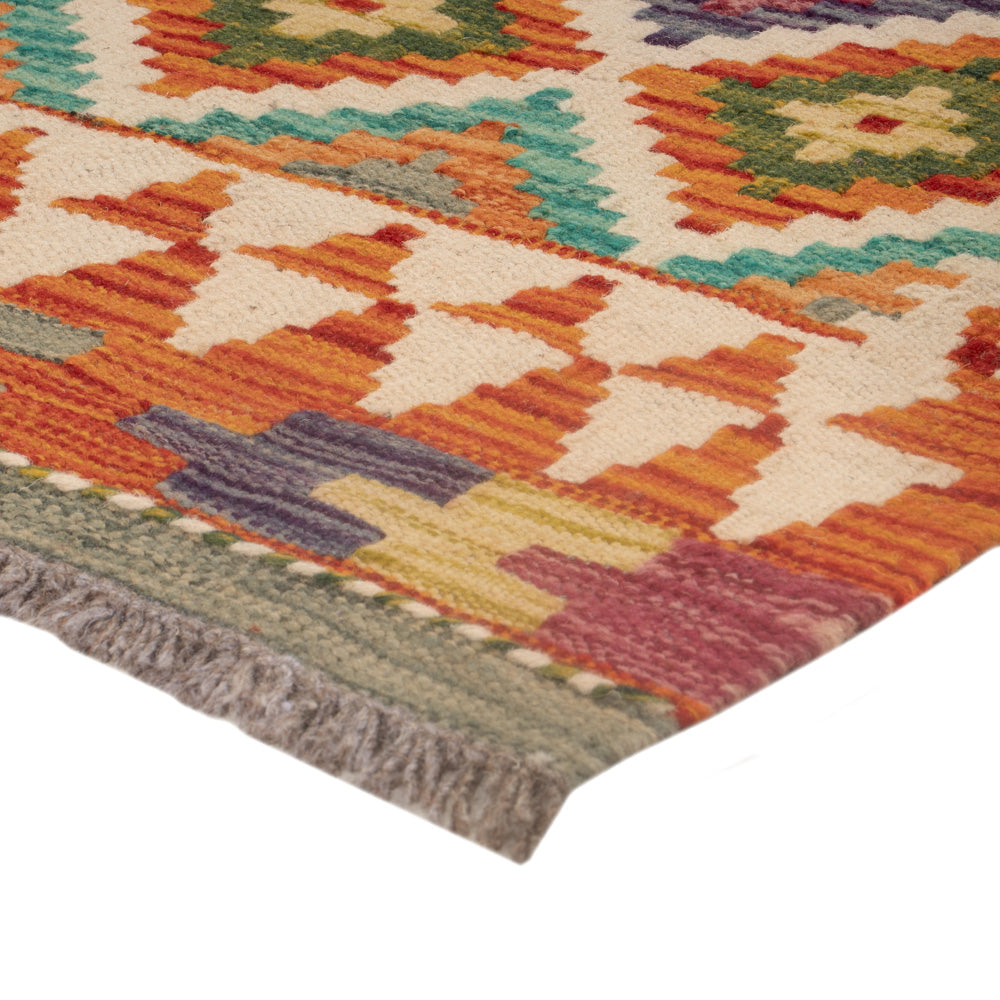 Dywan Kelim - Splash - 124 x 80 cm - wielokolorowy