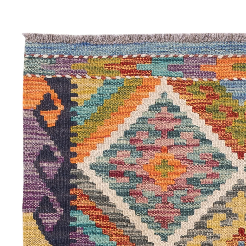 Dywan Kelim - Splash - 122 x 81 cm - wielokolorowy