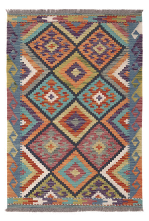 Dywan Kelim - Splash - 120 x 82 cm - wielokolorowy
