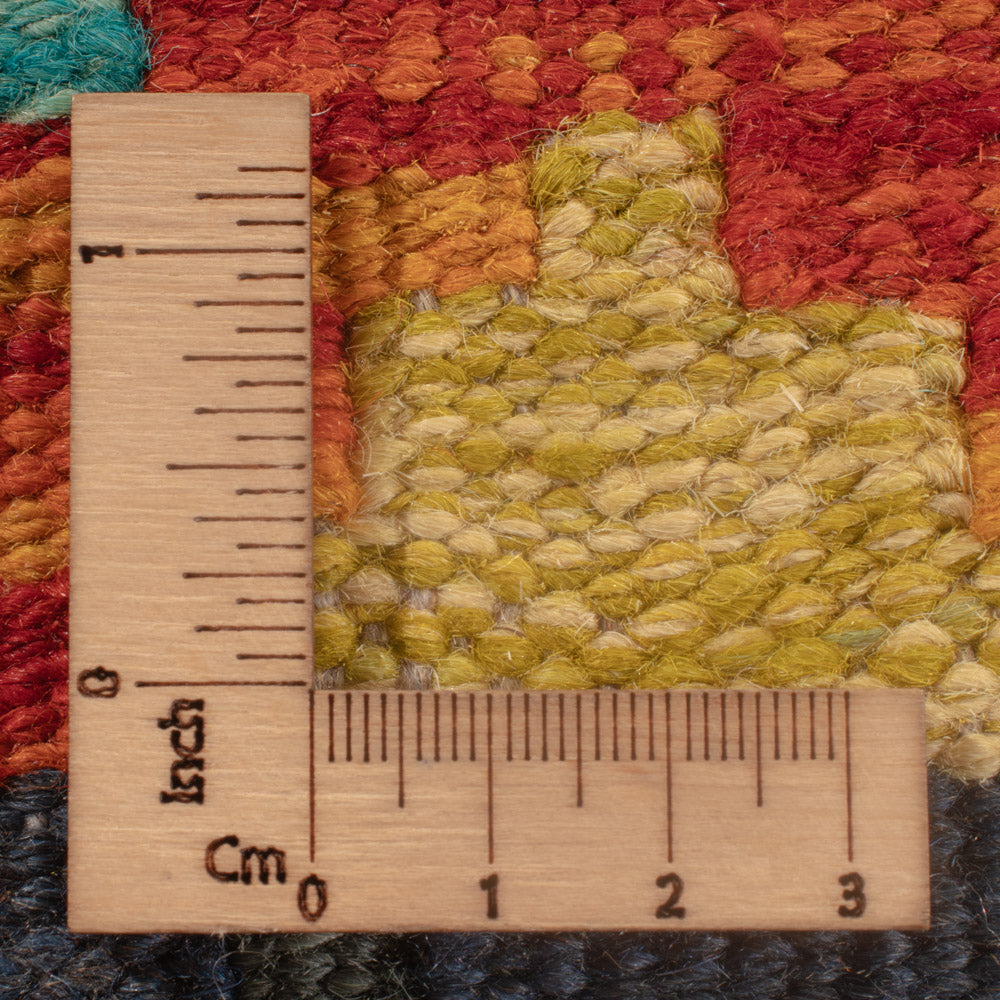 Dywan Kelim - Splash - 127 x 79 cm - wielokolorowy