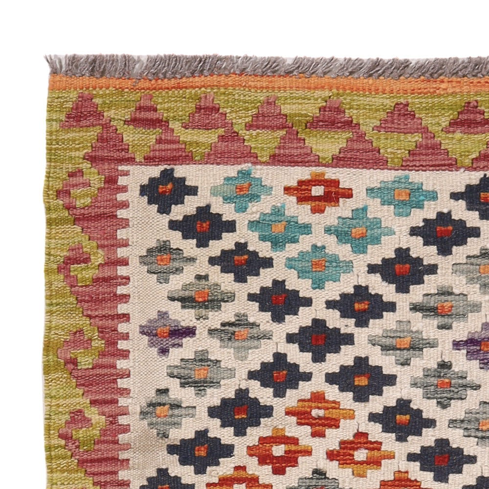 Dywan Kelim - Splash - 126 x 87 cm - wielokolorowy