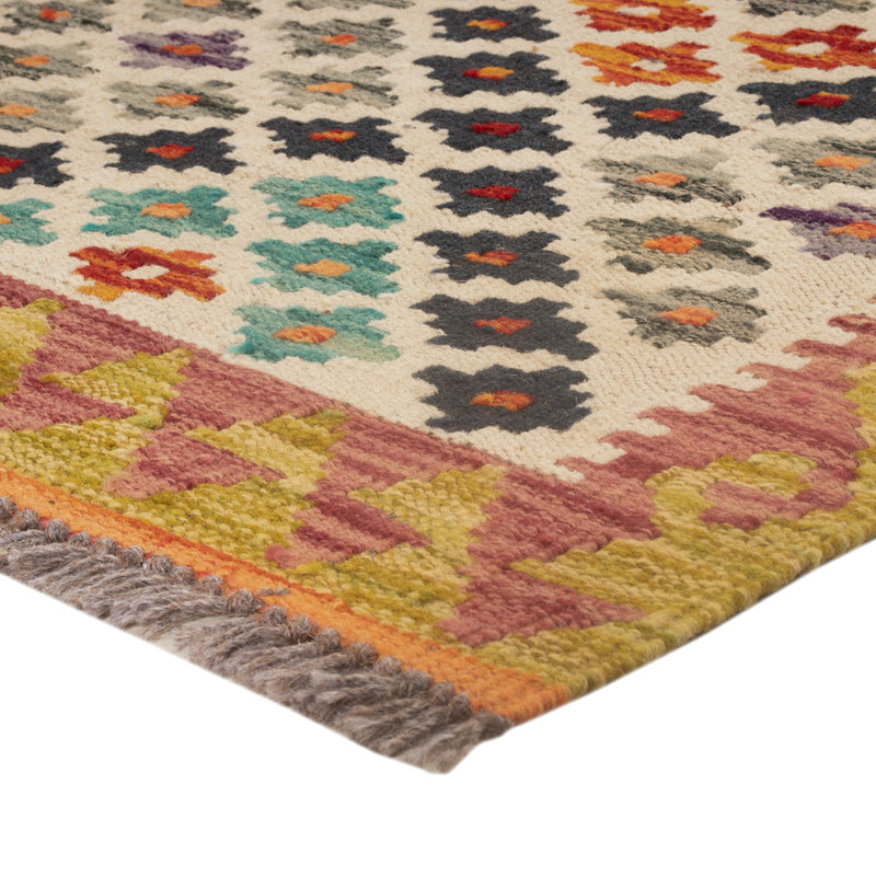 Dywan Kelim - Splash - 126 x 87 cm - wielokolorowy