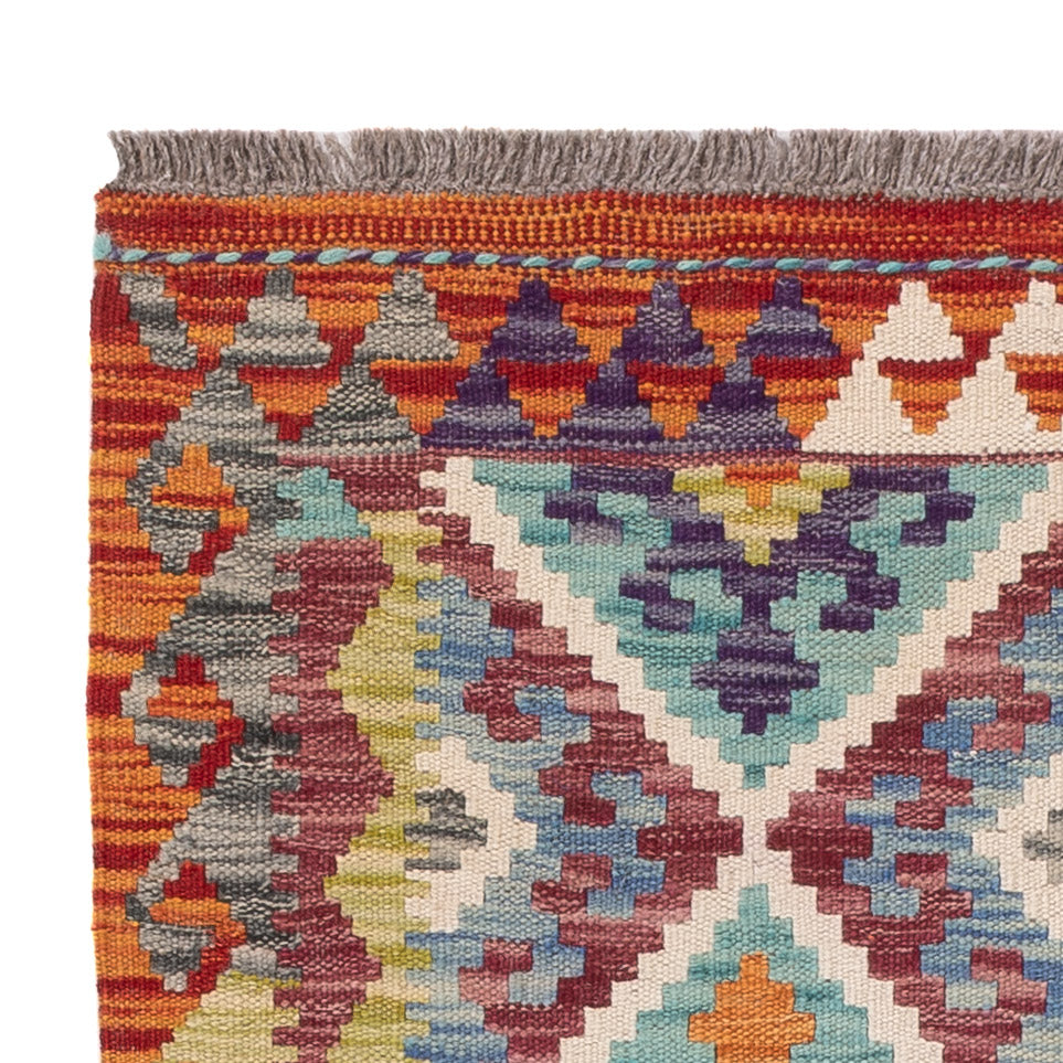 Dywan Kelim - Splash - 122 x 81 cm - wielokolorowy
