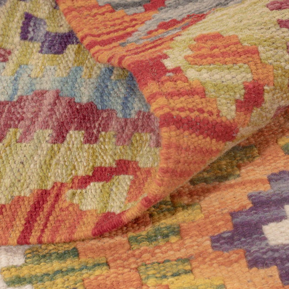 Dywan Kelim - Splash - 122 x 81 cm - wielokolorowy