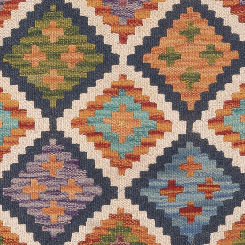 Dywan Kelim - Splash - 126 x 87 cm - wielokolorowy