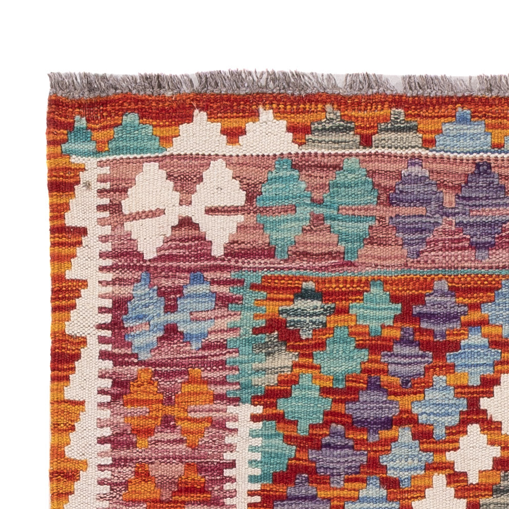 Dywan Kelim - Splash - 139 x 83 cm - wielokolorowy