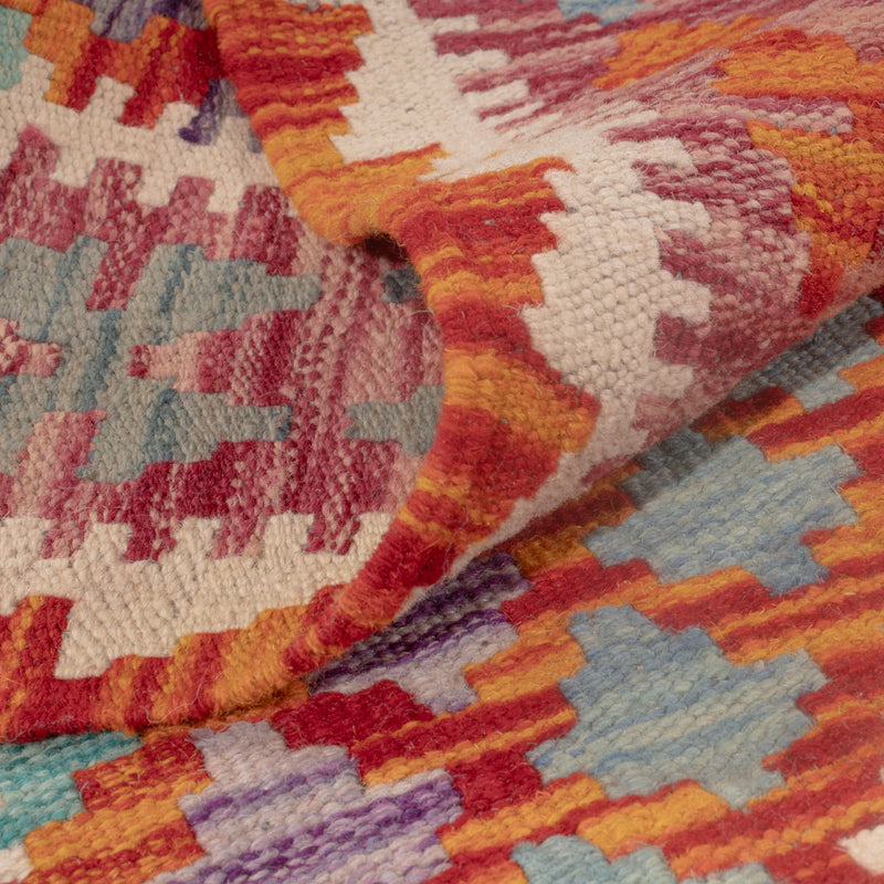 Dywan Kelim - Splash - 139 x 83 cm - wielokolorowy