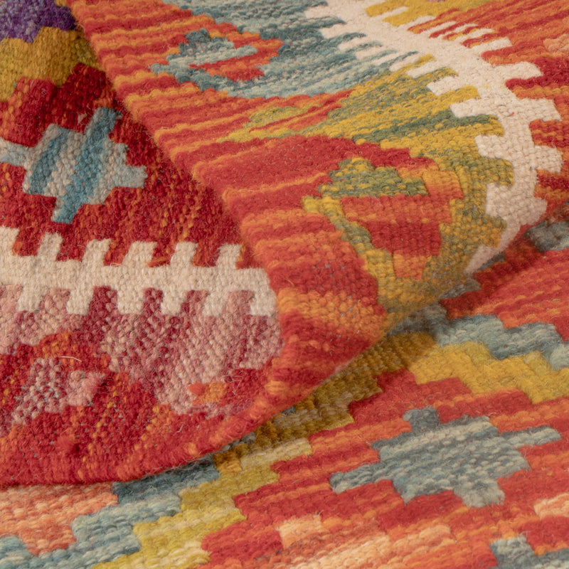 Dywan Kelim - Splash - 119 x 80 cm - wielokolorowy