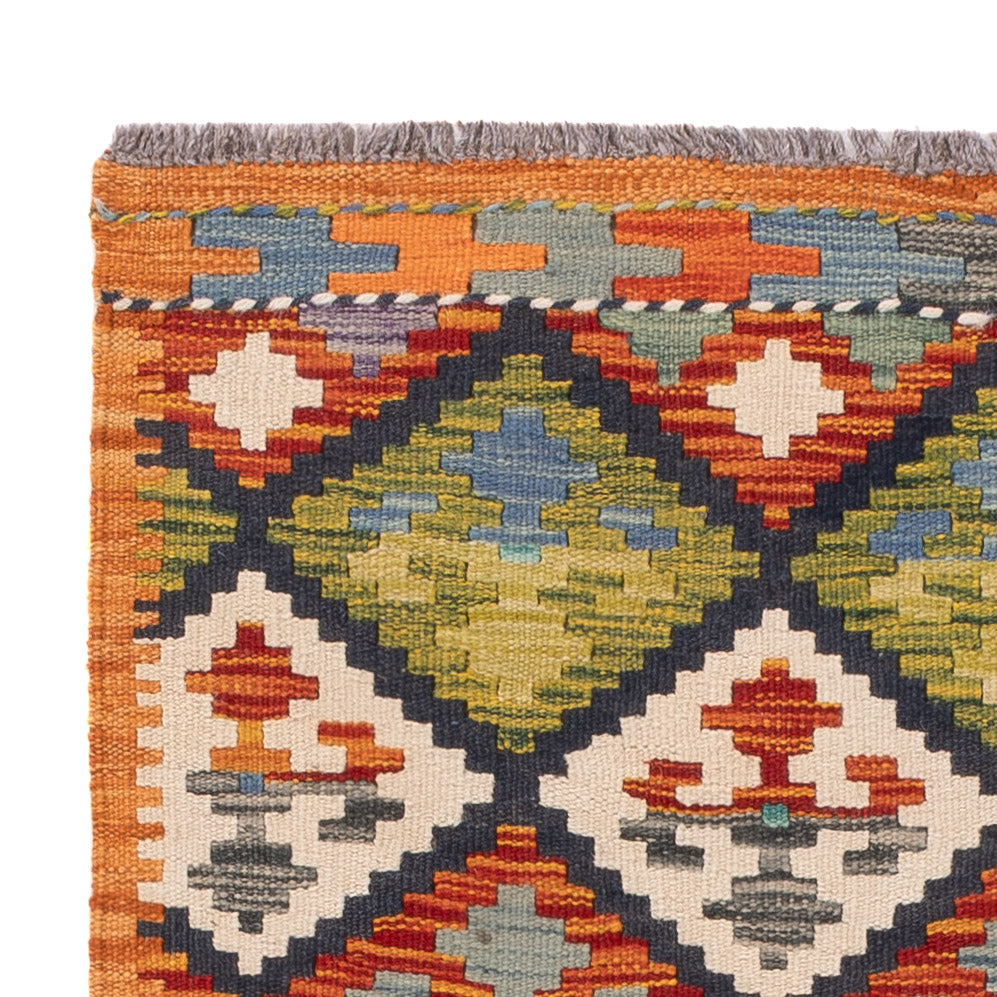 Dywan Kelim - Splash - 123 x 86 cm - wielokolorowy