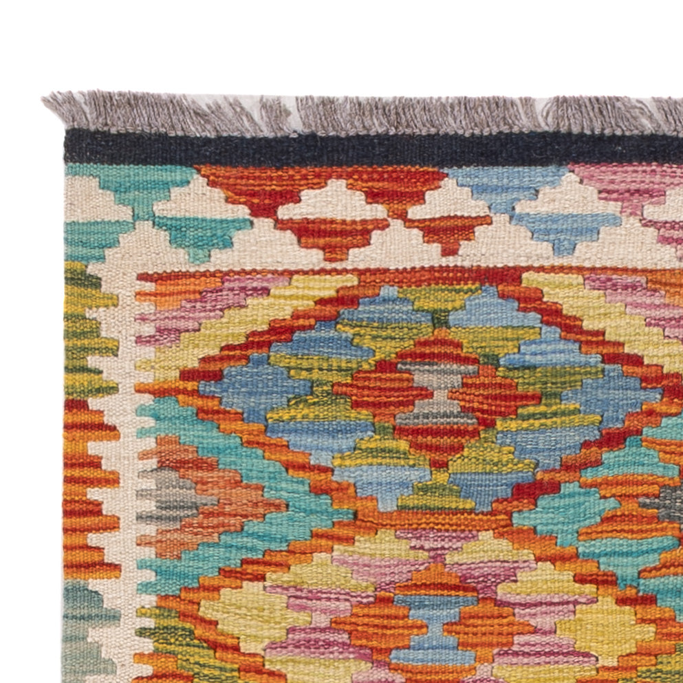 Dywan Kelim - Splash - 122 x 83 cm - wielokolorowy