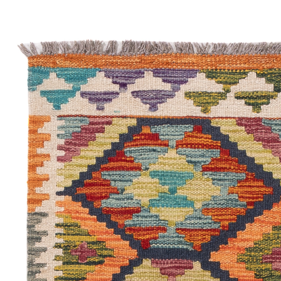 Dywan Kelim - Splash - 130 x 83 cm - wielokolorowy