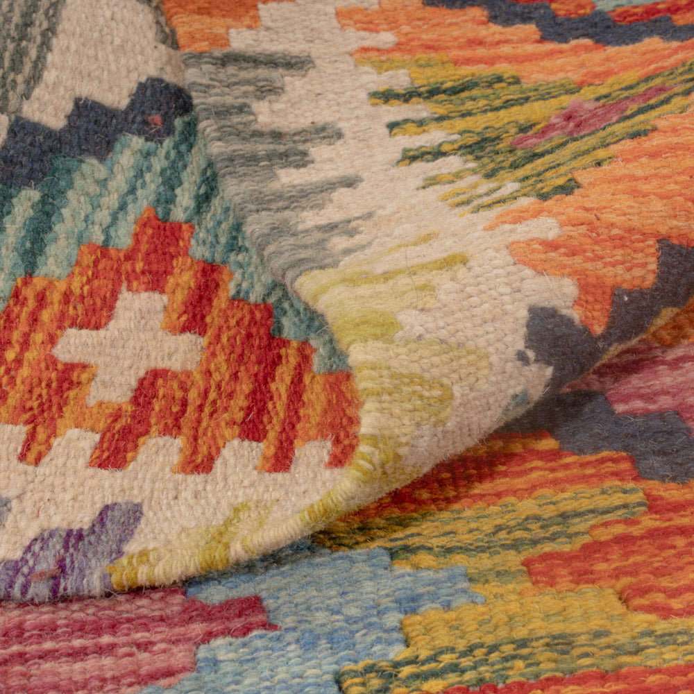 Dywan Kelim - Splash - 130 x 83 cm - wielokolorowy