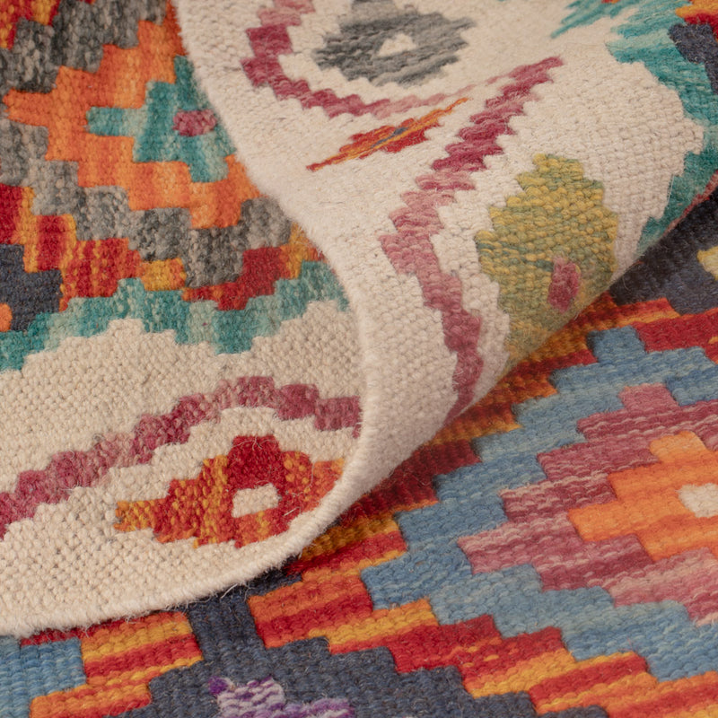 Dywan Kelim - Splash - 124 x 82 cm - wielokolorowy