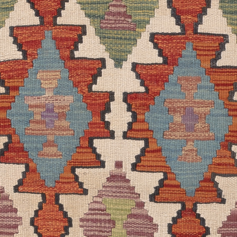 Dywan Kelim - Splash - 126 x 84 cm - wielokolorowy