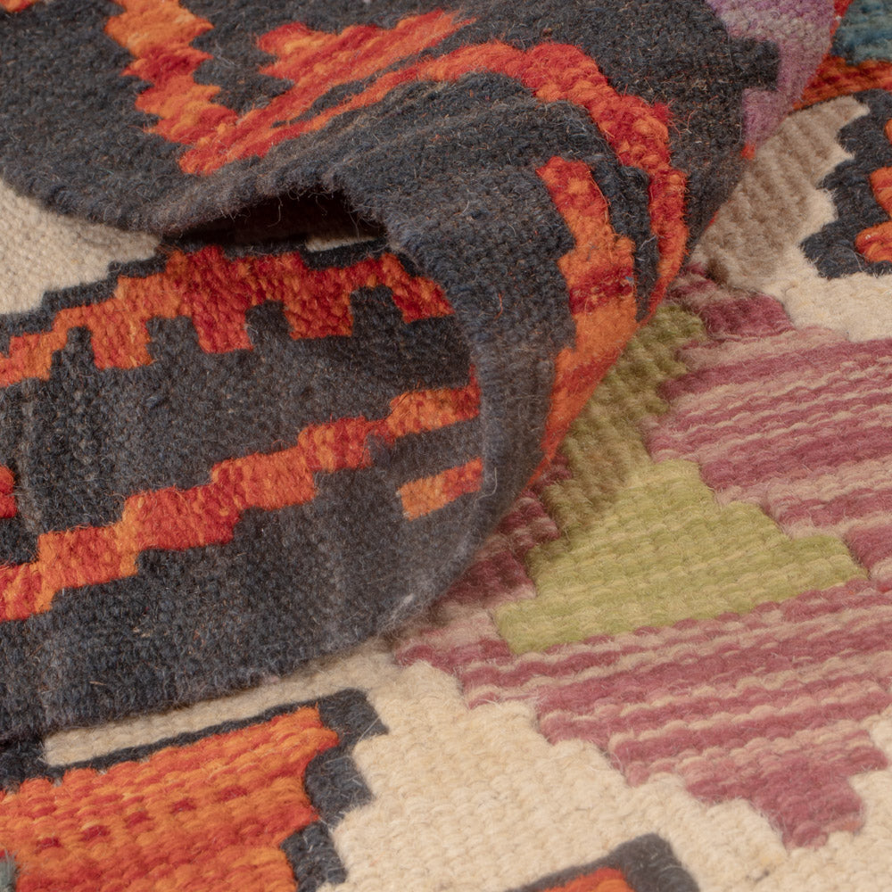 Dywan Kelim - Splash - 126 x 84 cm - wielokolorowy