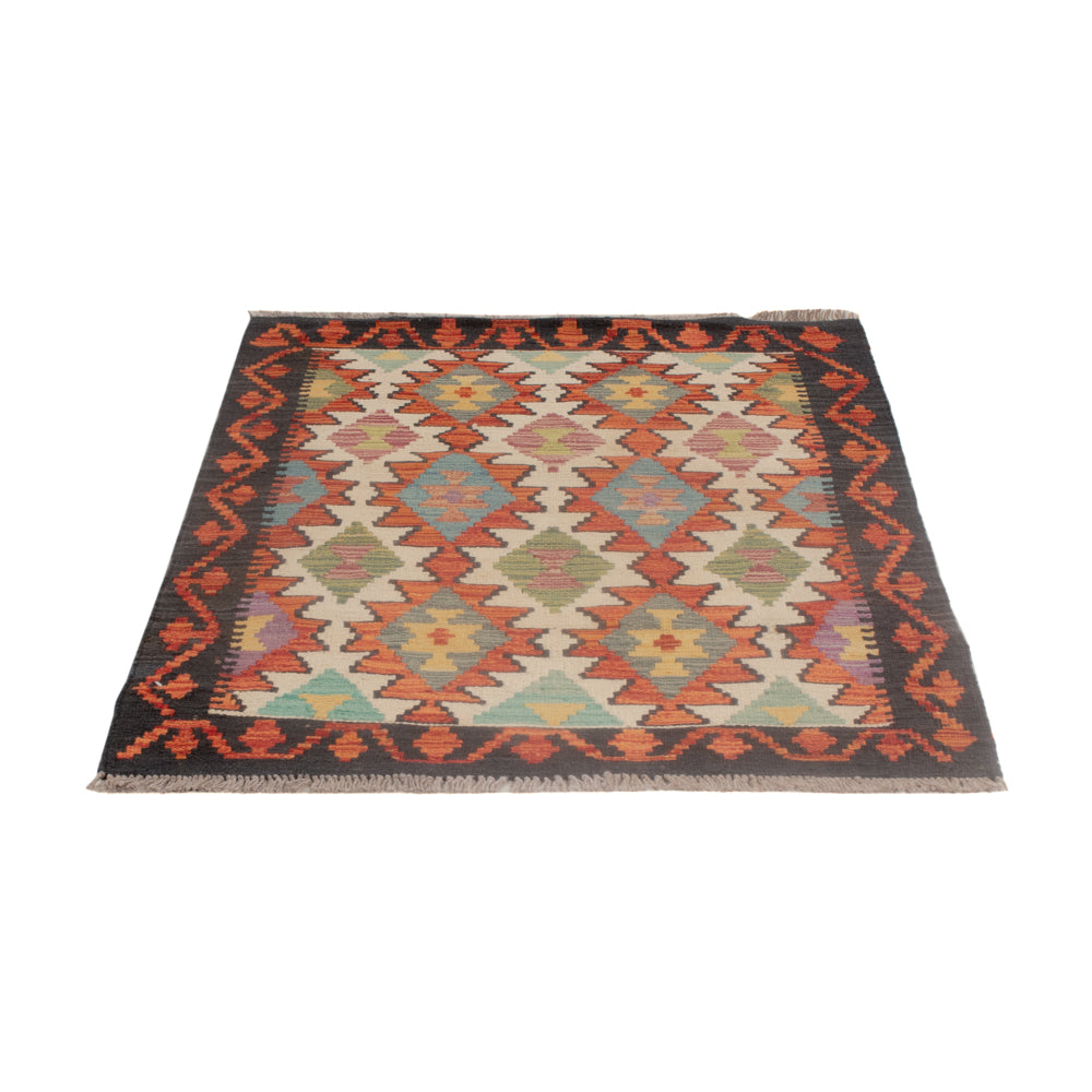 Dywan Kelim - Splash - 126 x 84 cm - wielokolorowy