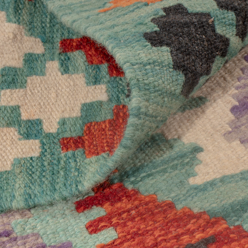 Dywan Kelim - Splash - 122 x 84 cm - wielokolorowy